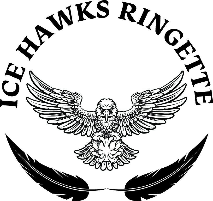 Ice Hawks Ringette logo